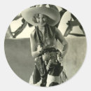 Search for vintage cactus stickers Cowgirl