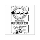 Search for north pole delivery rubber stamps Modern