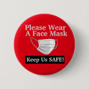 Search for face mask badges Pandemic