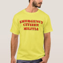 Search for emergencies tshirts Responder