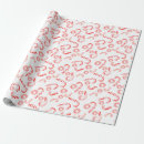 Search for peppermint wrapping paper Red