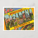 Search for pasadena postcards California