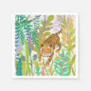 Search for tiger napkins Animals