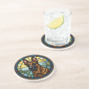 Search for stained glass coasters Dog