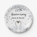 Search for 60th anniversary plates Elegant