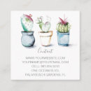 Search for cactus business cards Plants