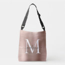 Search for rose messenger Monogrammed