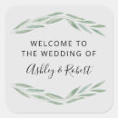 Search for thank you for coming wedding stickers Watercolor