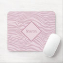 Search for zebra and pink mouse mats Modern
