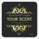 Search for cosmetic labels Black and gold