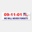 Search for never forget bumper stickers Terrorism