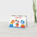 Search for circus thank you cards Cute