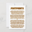 Search for footprints in the sand cards Bible