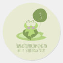 Search for frog birthday stickers Green