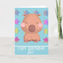 Search for capybara card birthday birthday cards Animal