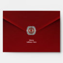 Search for velvet envelopes Red