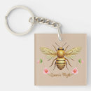 Search for queen key rings Honey bee