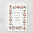 Search for bold floral wedding invitations Rustic