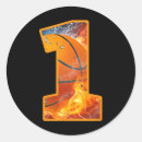 Search for number 1 round stickers Party