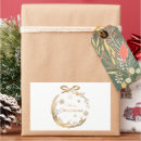 Search for bell rectangle stickers Merry christmas