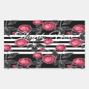 Search for red rose flowers stickers White