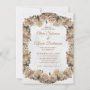 Search for vintage looking wedding invitations Gold
