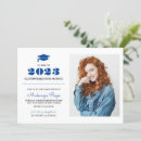 Search for royal blue graduation invitations University