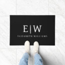 Search for black and white doormats Modern