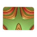 Search for original art magnets Red green orange christmas
