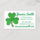 Search for st patrick business cards Lucky