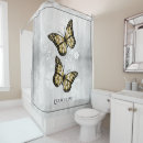 Search for gold butterfly shower curtains Floral