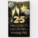 Search for 25th anniversary banners Gold