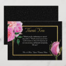 Search for pink black wedding thank you cards Glitter