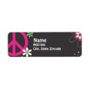 Search for peace sign return address labels Fun