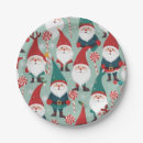 Search for christmas gnome plates Watercolor