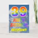 Search for thirty nine cards 39 years old