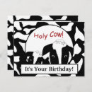 Search for dairy cow birthday cards Funny