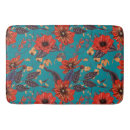 Search for rustic bath mats Floral pattern