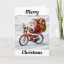 Search for bicycle christmas cards Riding