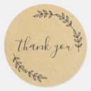 Search for kraft thank you stickers Rustic