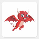 Search for cartoon devils stickers Red