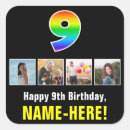 Search for 9th stickers Ninth birthday