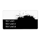 Search for splatter labels Illustration