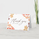 Search for autumn thank you cards Floral