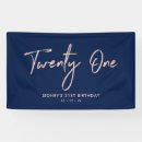 Search for 21st birthday banners Navy blue