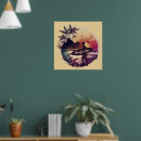 Search for surfer posters Sunset