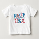 Search for 4th of july baby shirts White