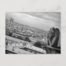Search for notre dame gargoyles postcards Europe