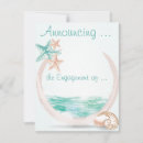 Search for beach wedding announcement cards Starfish