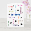 Search for veterinary graduate congratulations cards Vet tech